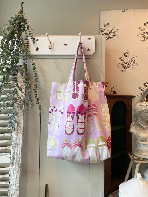 Lilac Cotton Bag