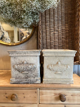 Pair of Heavy Stone Plant Pots