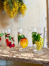 Vintage Fruit Tumblers
