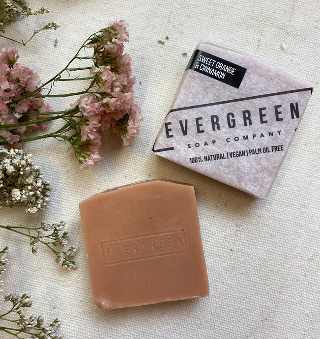 Sweet Orange & Cinnamon - Evergreen Natural Soap