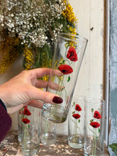 Vintage Poppy Tumblers
