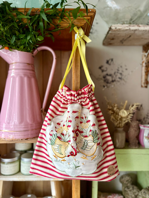 Chicken Drawstring Bag