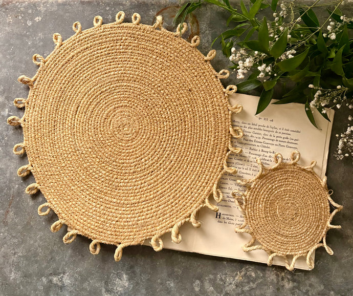 Jute Placemats & Coasters