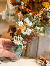 Autumn Dried Flower Vintage Bottle