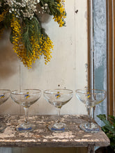 Vintage Babycham Wine Glasses