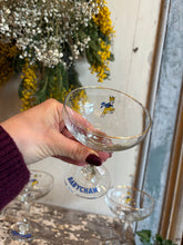 Vintage Babycham Wine Glasses