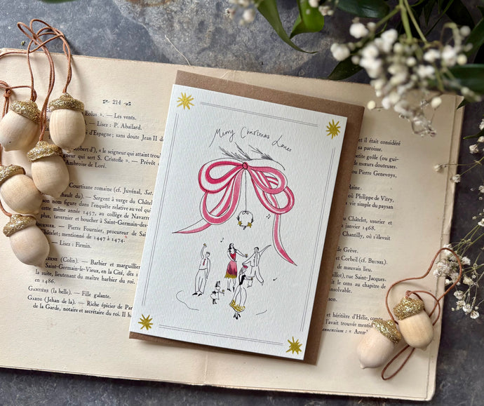 Party With Friends Christmas Card