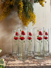 Vintage Poppy Tumblers