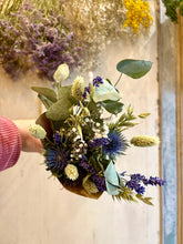 Mini Dried Flower Bouquet - Blue