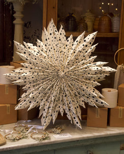 Giant Paper Spotted Dahlia Decoration