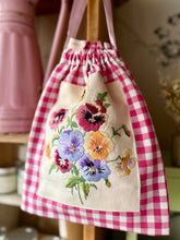 Floral Drawstring Bag