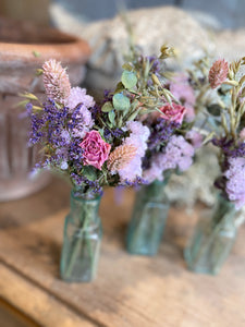 Dried Flower Vintage Bottle