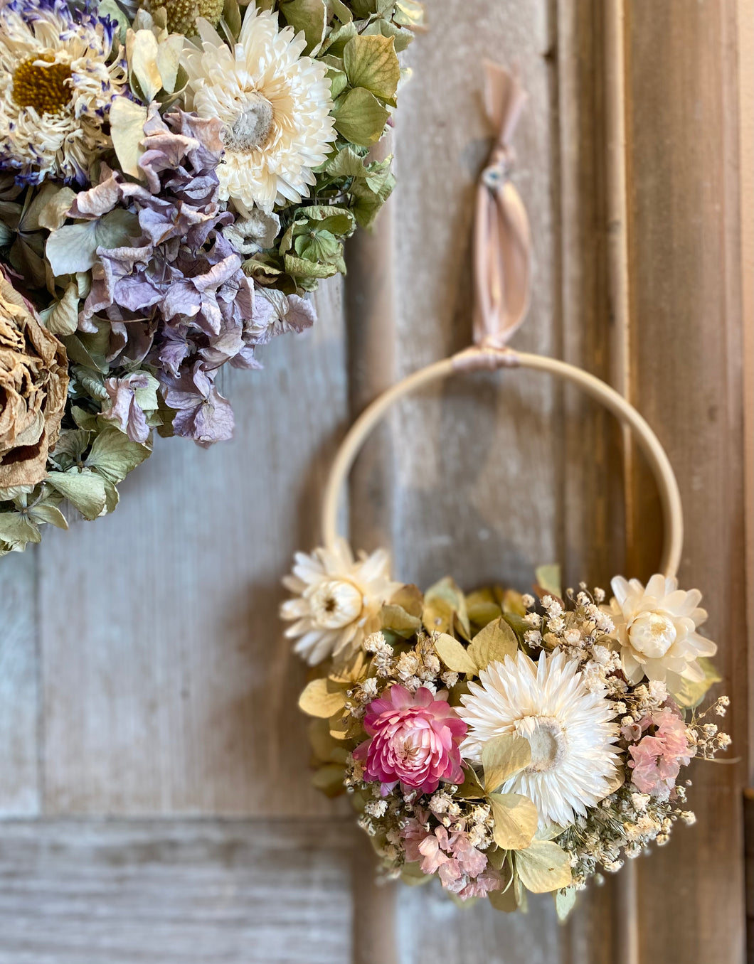 Mini Dried Flower Hoop