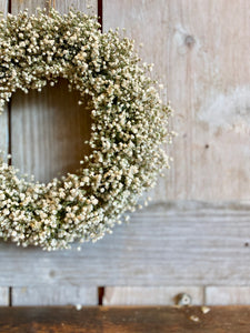 Dried Gypsophila Wreath - Small