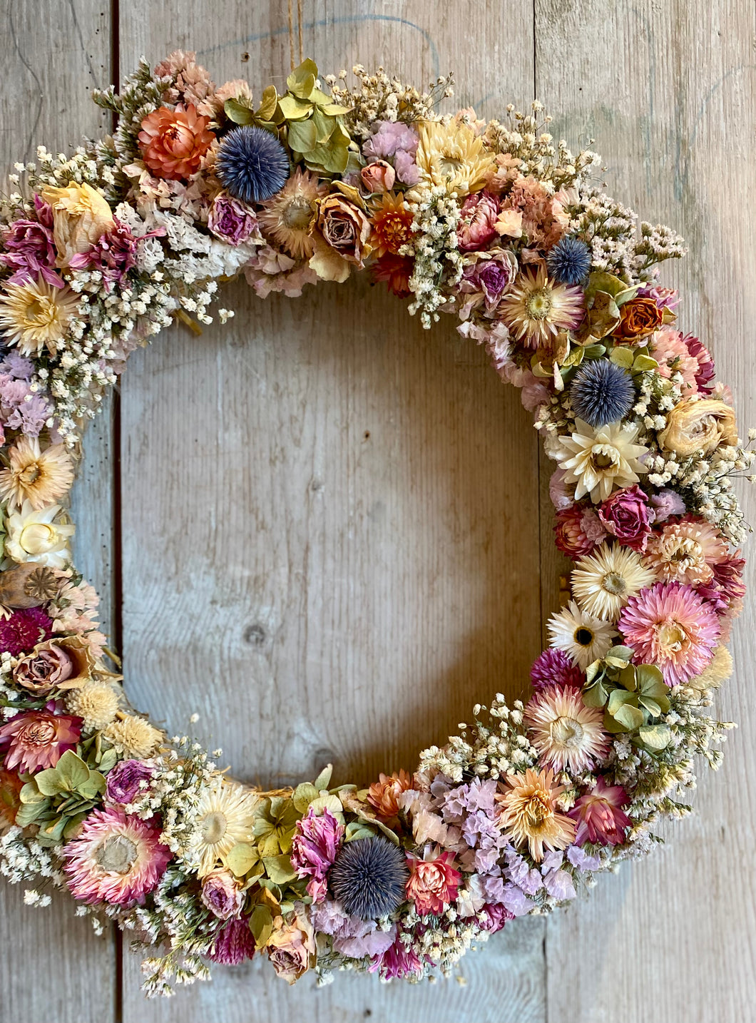 Dried Flower Wreath - Medium