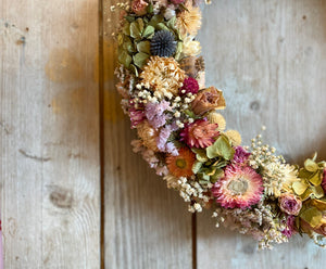 Dried Flower Wreath - Medium