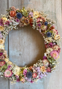 Dried Flower Wreath - Medium