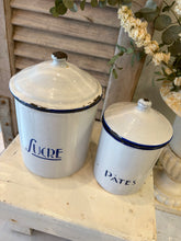 French Enamel Jars