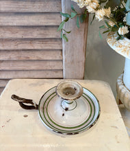 French Enamel Candlestick