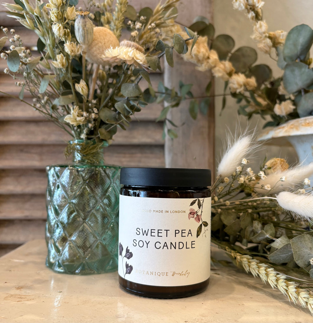 Sweet Pea Soy Wax Candle