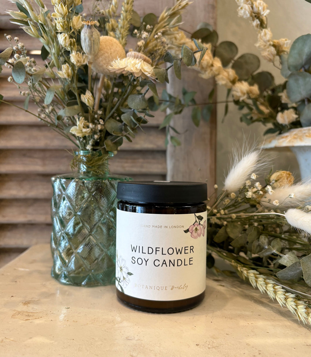 Wild Flower Soy Wax Candle