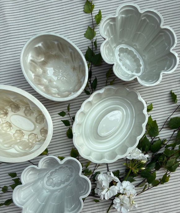 Vintage Jelly Mould Centrepiece Workshop using Fresh Flowers