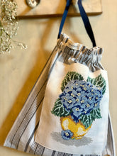 Floral Drawstring Bag