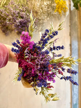 Mini Dried Flower Bouquet - Purple