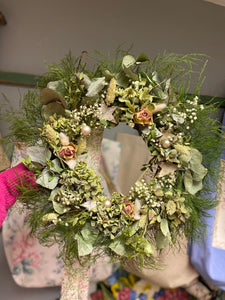 Festive DRIED Flower Wreath Workshops at Helston Street