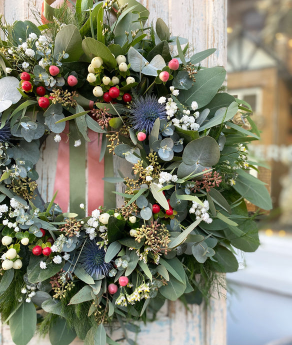 Festive FRESH Wreath Workshop at Helston Street