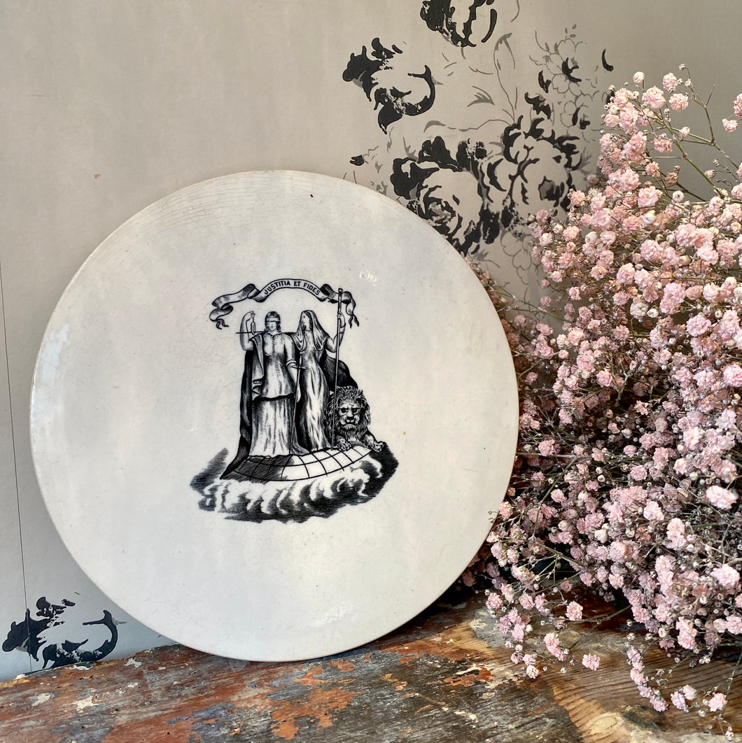 White Ceramic Platter
