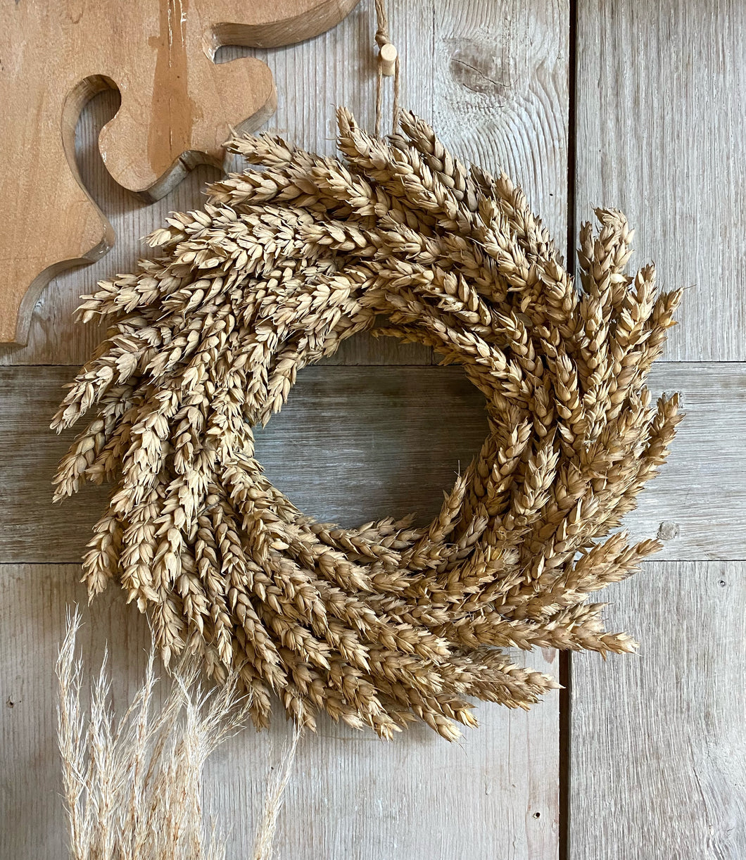 Simple Wheat Wreath